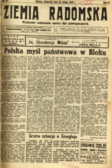 Ziemia Radomska, 1932, R. 5, nr 45