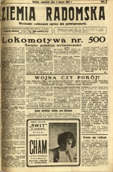 Ziemia Radomska, 1932, R. 5, nr 51