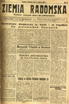 Ziemia Radomska, 1932, R. 5, nr 54