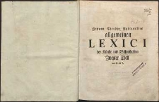 Allgemeines Lexicon der Kunst und Wissenschaften. [Bd. 2] N bis Z. [3 neuarb. Aufl.]