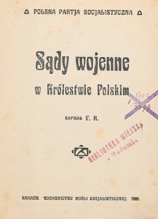 Sądy wojenne w Królestwie Polskim