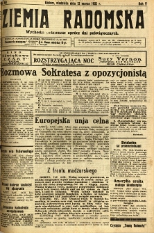 Ziemia Radomska, 1932, R. 5, nr 60