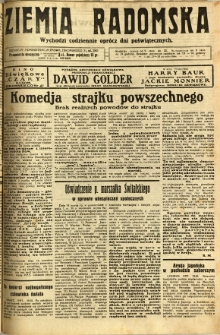 Ziemia Radomska, 1932, R. 5, nr 62