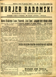 Kurier Radomski, 1939, R. 1, nr 28