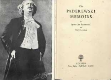 The Paderewski memoirs
