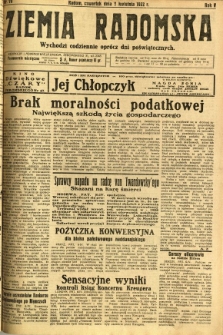 Ziemia Radomska, 1932, R. 5, nr 79