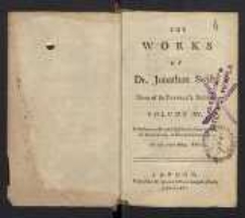 The works of dr. Jonathan Swift[...]. Vol. 15