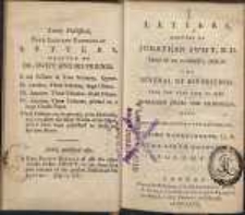 Letters [...] ; from the year 1703-1740 [...] with note [...] John Hawkesworth. Ed. 6. Vol. 1