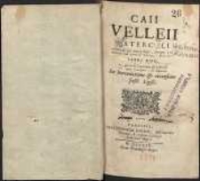 Historiae Romana libri duo [...] ; ex emendatione recensione Justi Lipsi