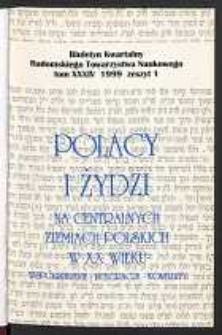 Biuletyn Kwartalny Radomskiego Towarzystwa Naukowego, 1999, T. 34, z. 1